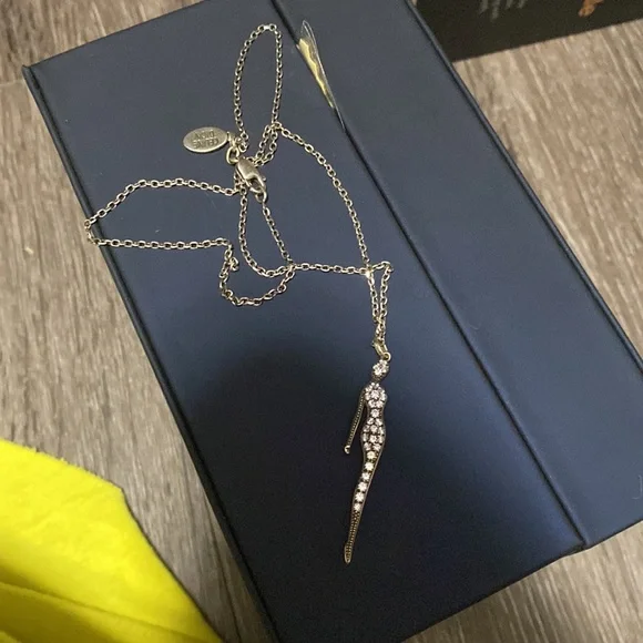 Celine Dion Sterling Silver Swarovski A New Day Silhouette Pendant necklace 925
